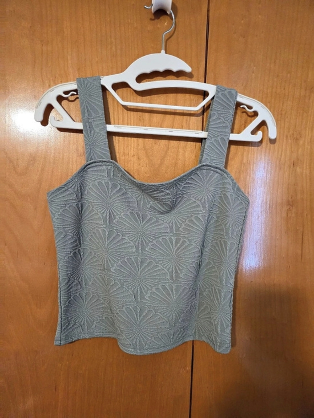 SHEIN Geometric Tank Top in Green Size Large